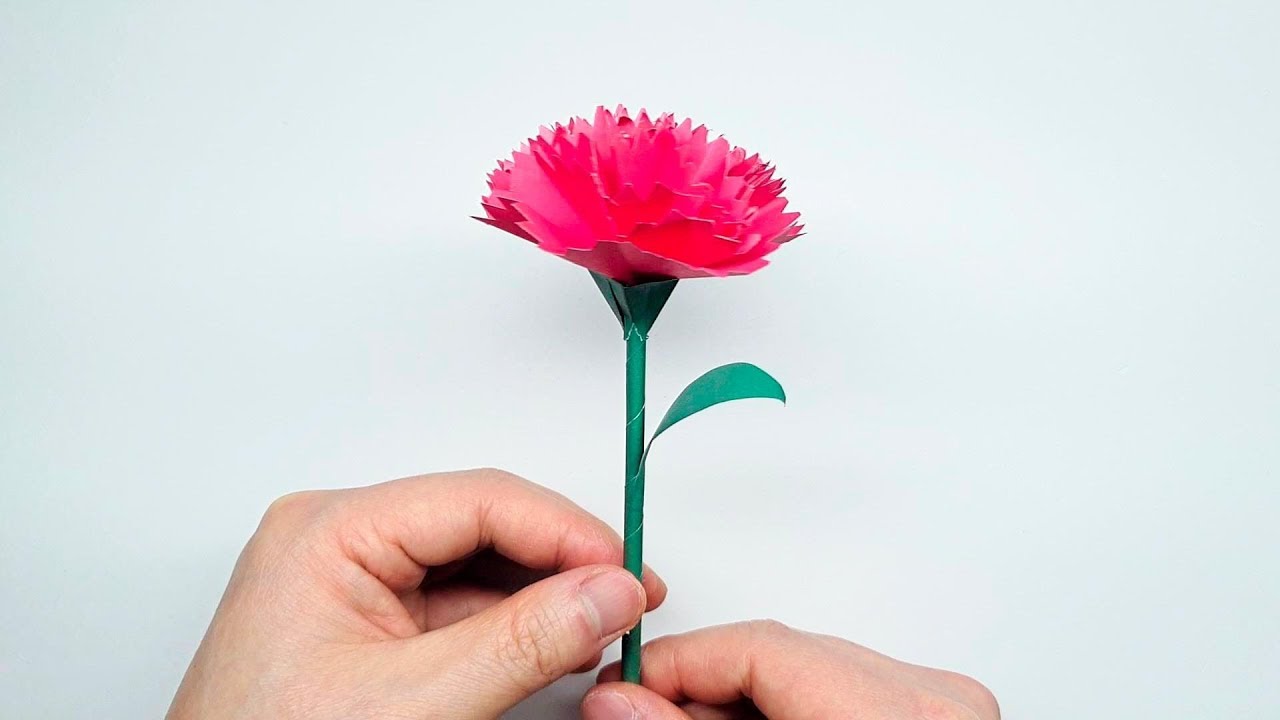 카네이션 만들기 종이접기 origami carnation flower