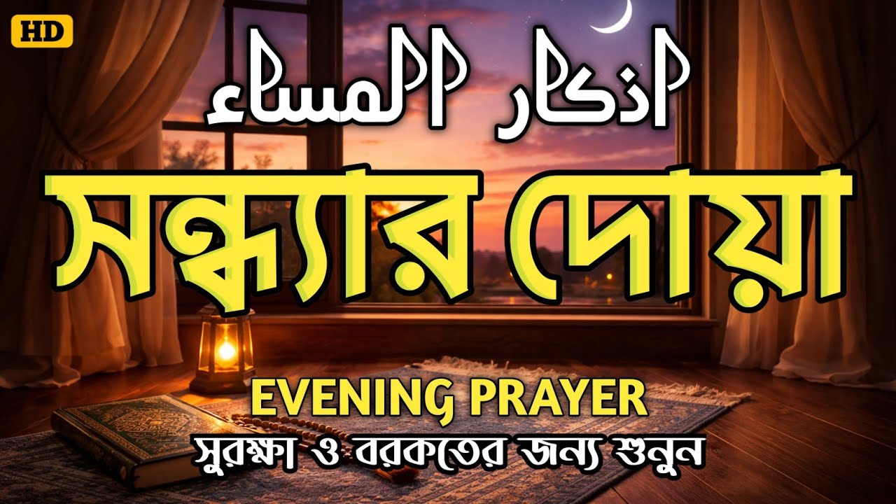 সন্ধ্যার জিকির (اذكار المساء) Evening Zikir & Dua | সুরক্ষা ও বরকতময় আমল | Evening Dua By Alaa Aqel