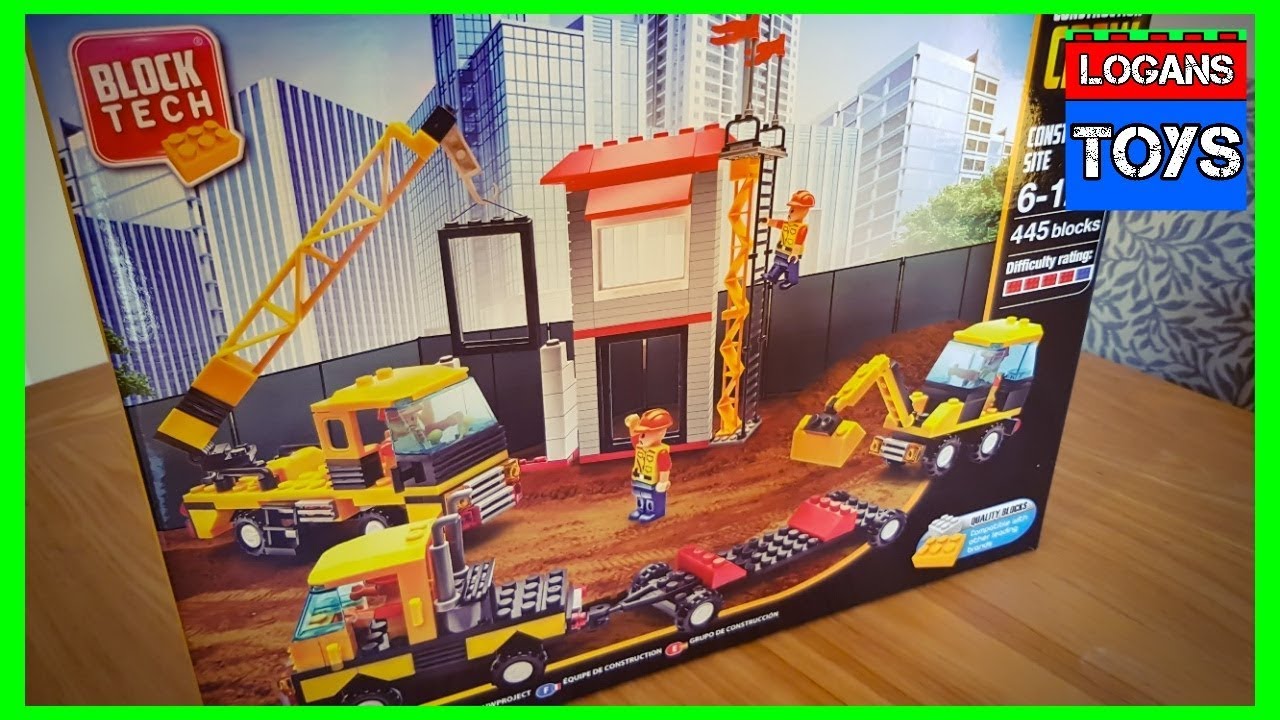 BLOCK TECH CONSTRUCTION SET SPEED BUILD !!!