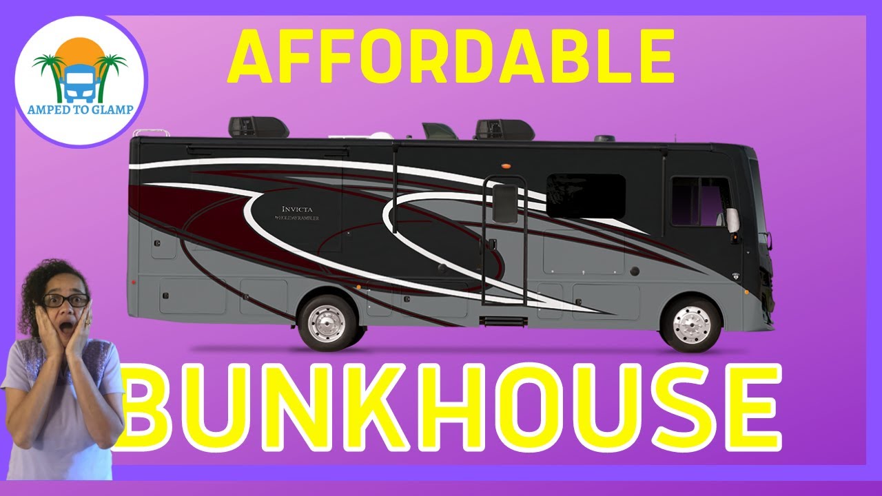 2022 Holiday Rambler Invicta 36DB Class A RV. Perfect bunkhouse for fulltime RV living with kids!