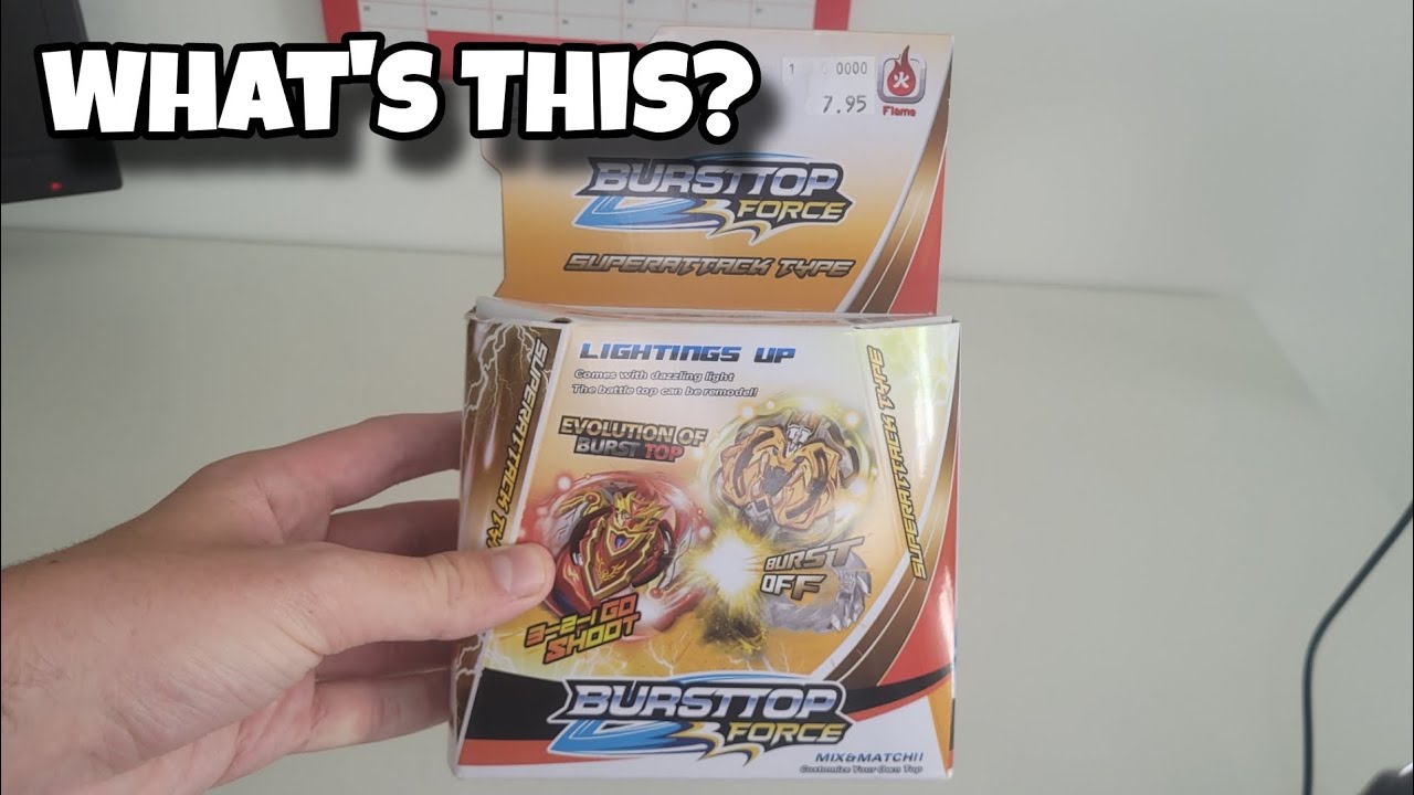Unboxing A Random Fake Beyblade (Flame)