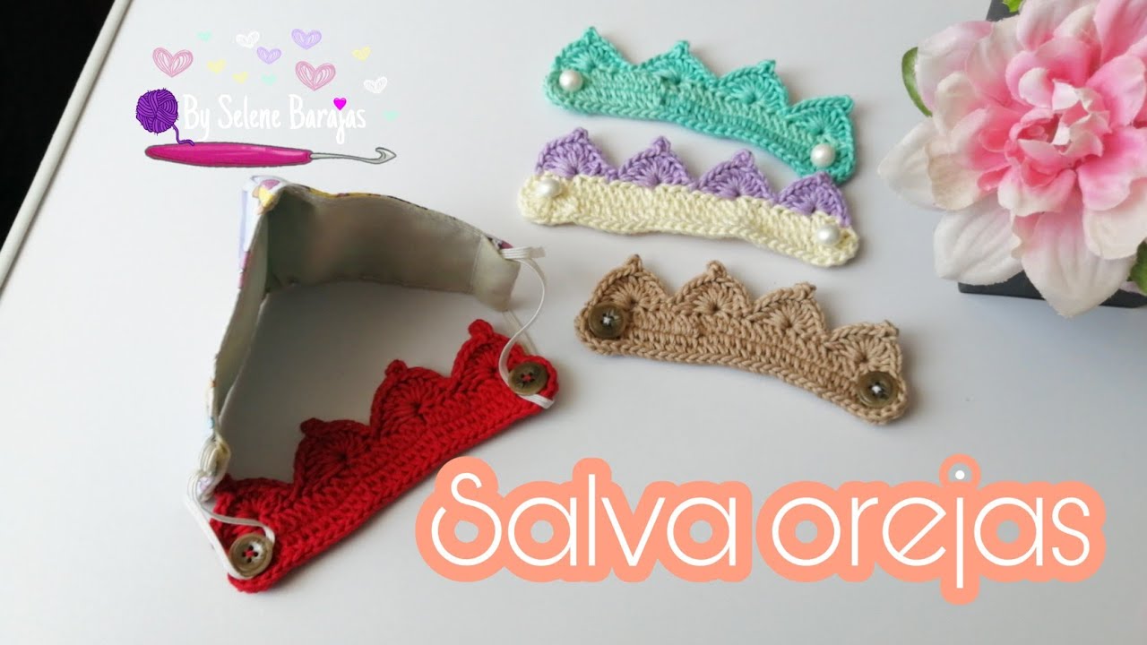 Salva 👂orejas de CORONA👑 [crochet]