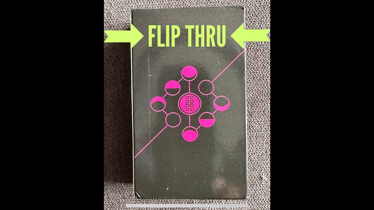 Neon Moon Tarot - a tarot deck flip thru
