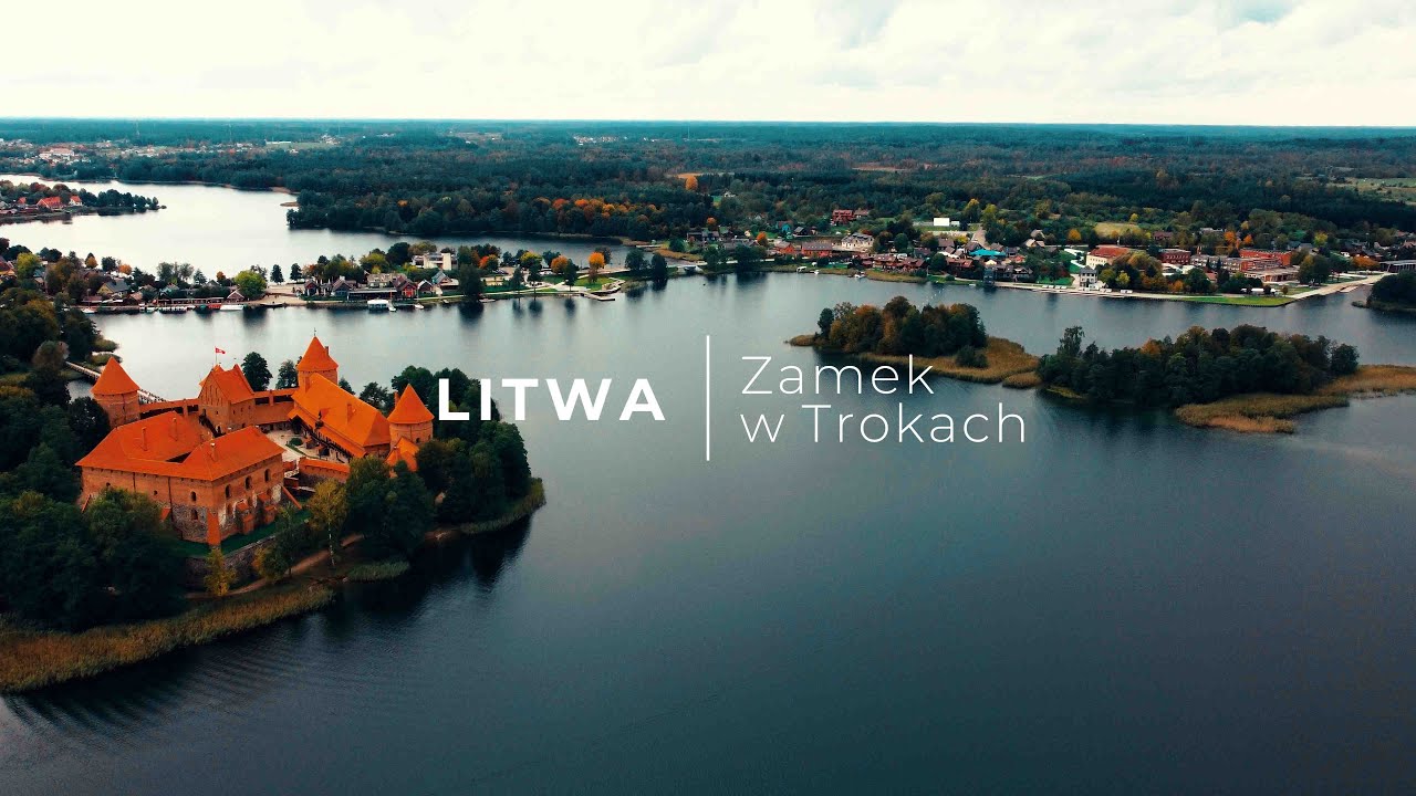Lithuania - Trakai castle  | Litwa - zamek w Trokach | Drone 4k
