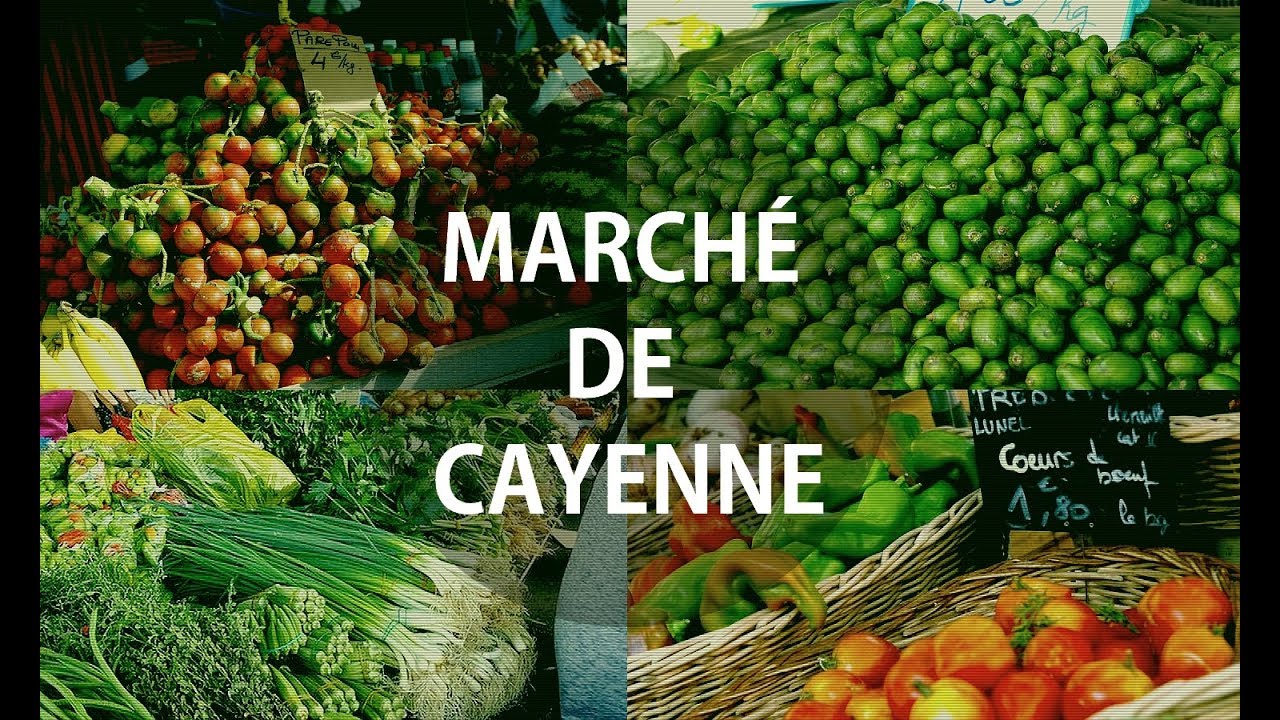 Marché de Cayenne - Guyane française (1) UHD 4K
