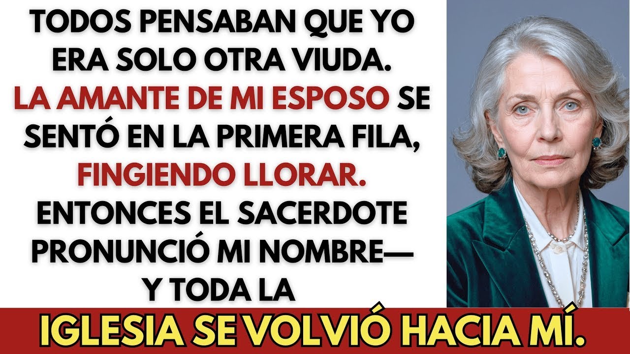 Todos Pensaron que Era la Viuda — Hasta que el Sacerdote Dijo Mi Nombre — Y Toda la Iglesia se...