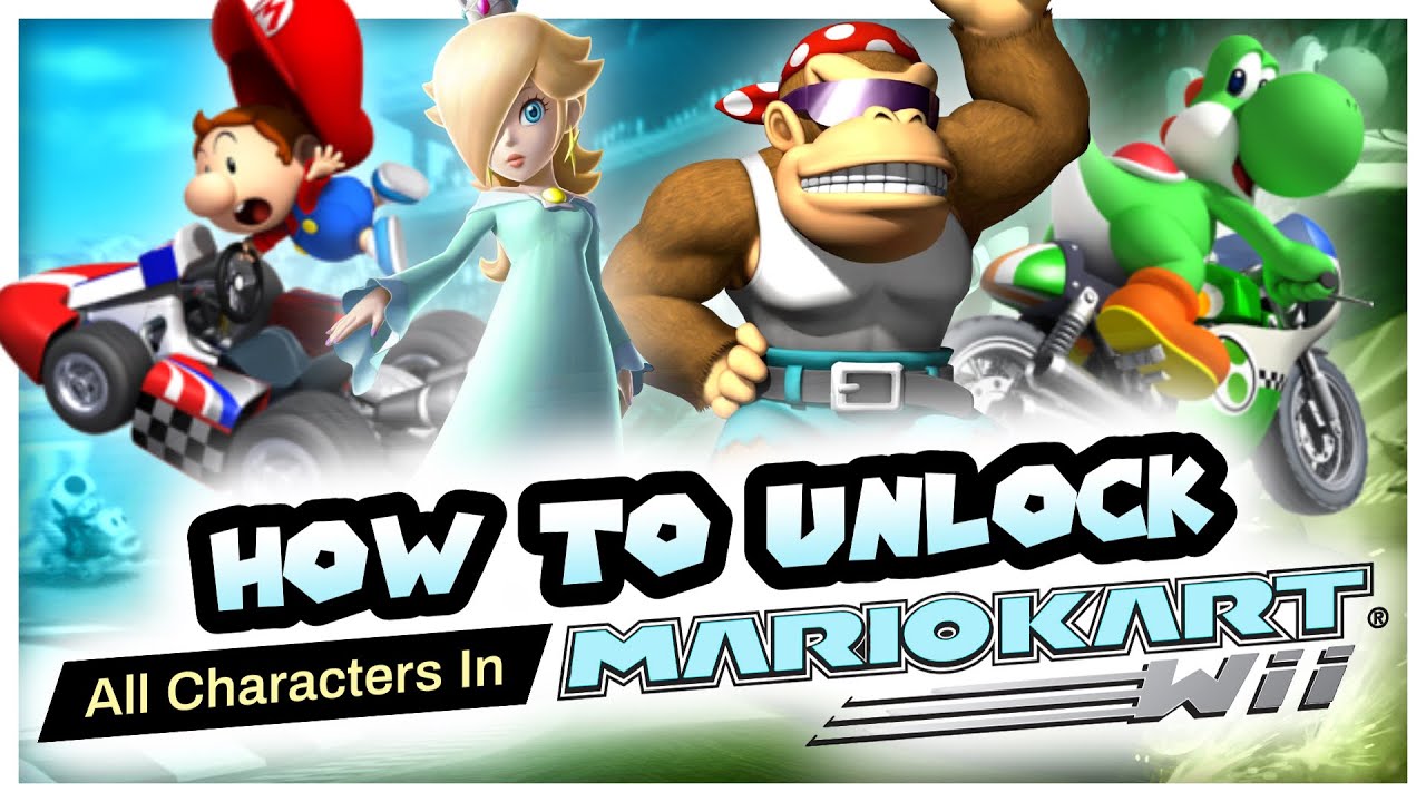 How To Unlock All Characters in Mario Kart Wii? | Simple Version