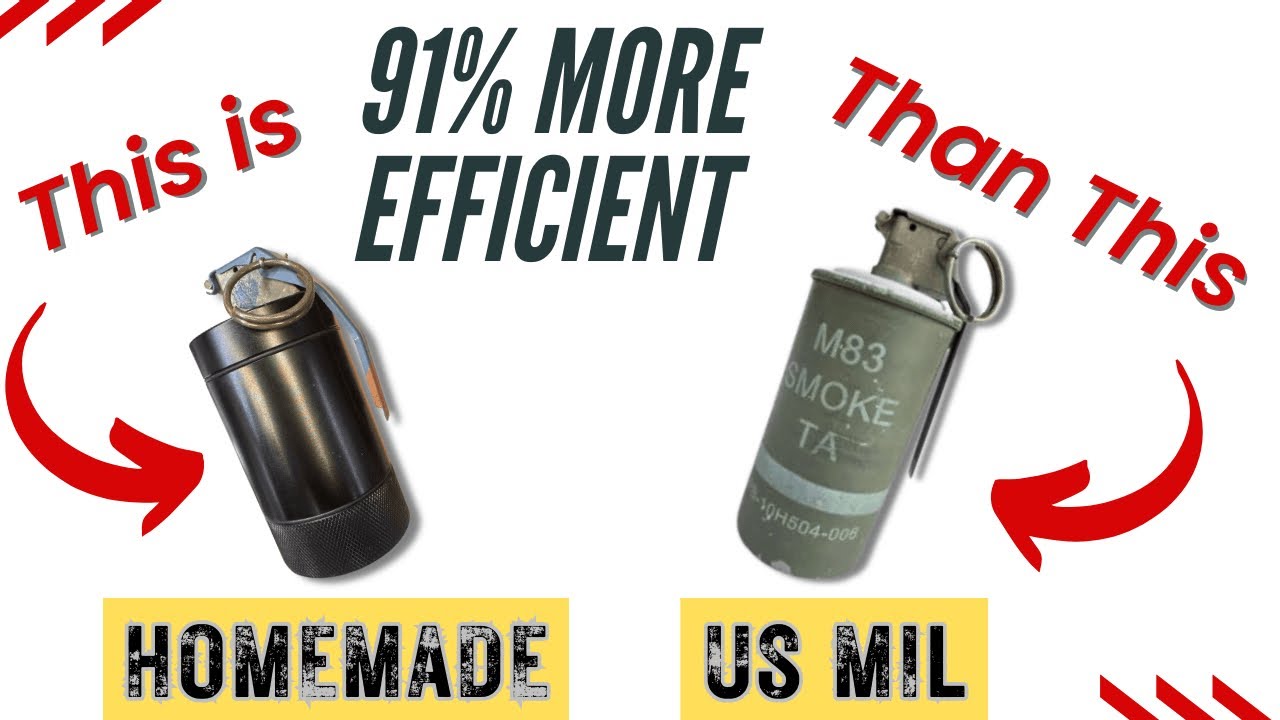 I Made a Smoke Device 91% More Efficient Than The Military's M-83