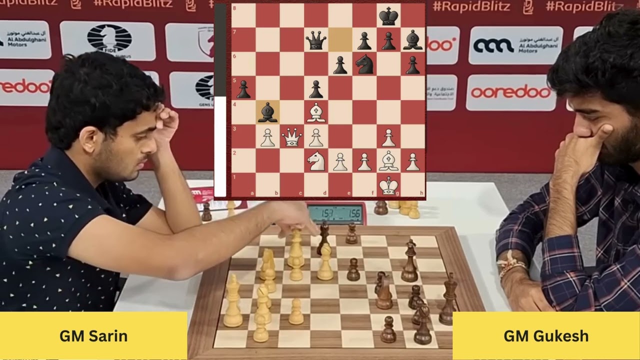 D Gukesh Defeats Nihal Sarin | Round 14 World Blitz Championship 2025 