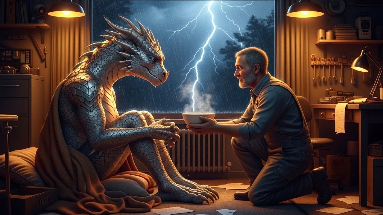 A Cold, Tearful Dragon Knocked at Midnight—The Foreman Offered More Than Just a Place to Stay | HFY