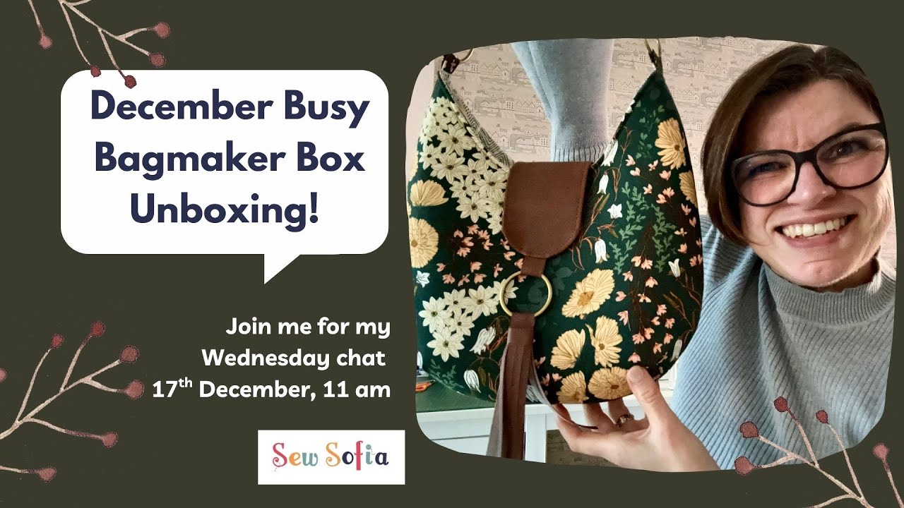 Распакуйте декабрьскую коробку Busy Bagmaker!