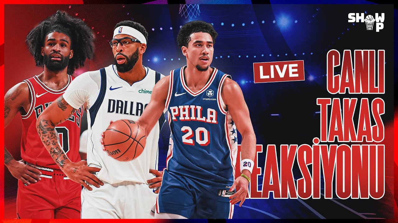 Anthony Davis - Wizards, Coby White - Hornets, Jared McCain - Thunder Reaksiyonları | Canlı Yayın