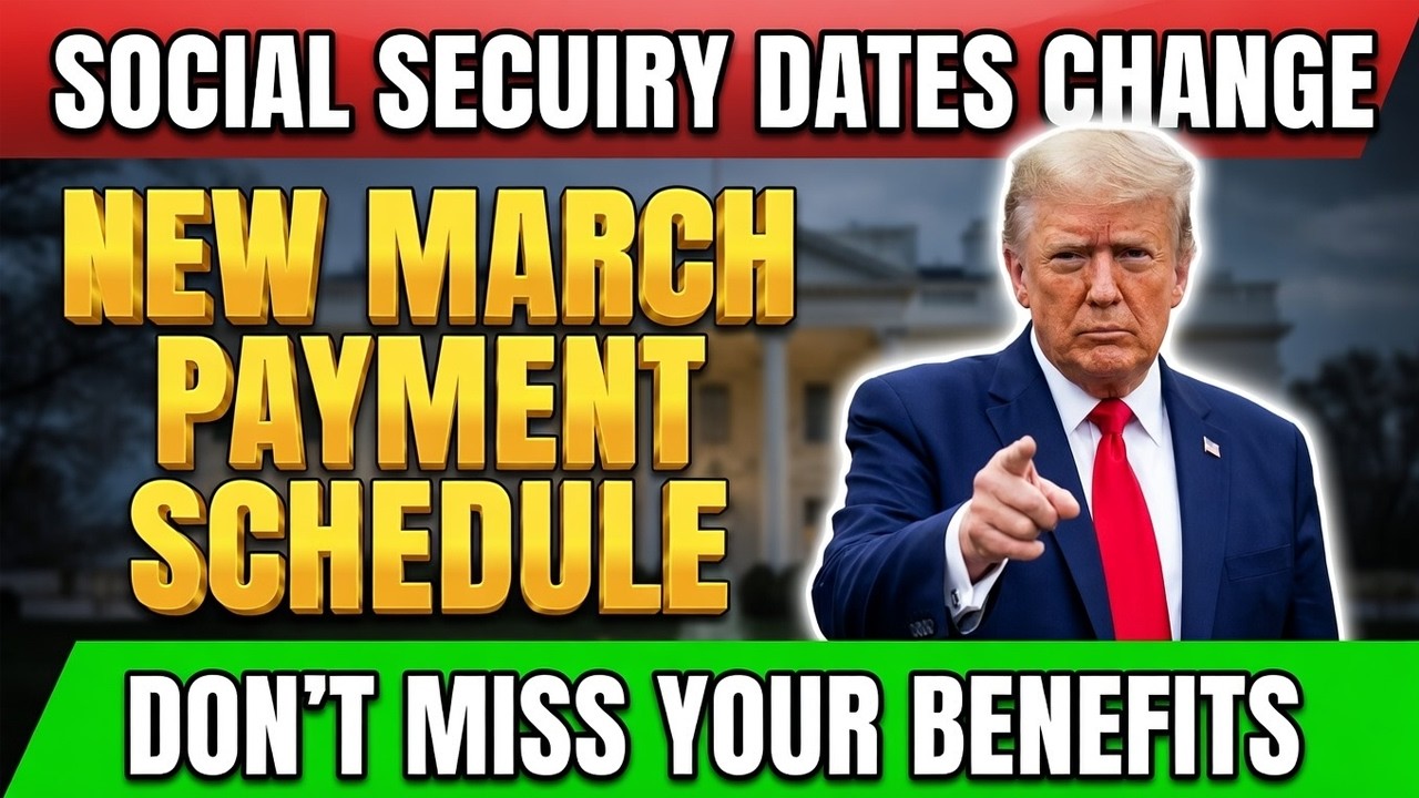 Urgent! Social Security Payment Dates Changing in March? Here&rsquo;s the New Schedule You Need to Know