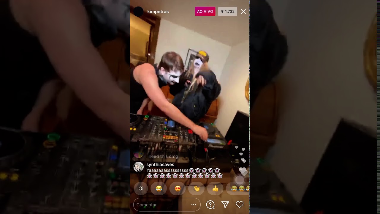 Kim Petras - Party Till I Die (Live Instagram)
