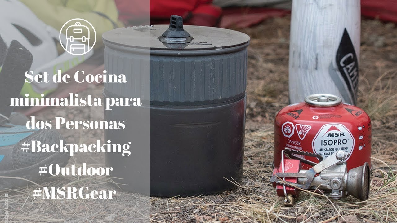 Set de Cocina minimalista 2 Personas #Backpacking #Outdoor #MSRGear