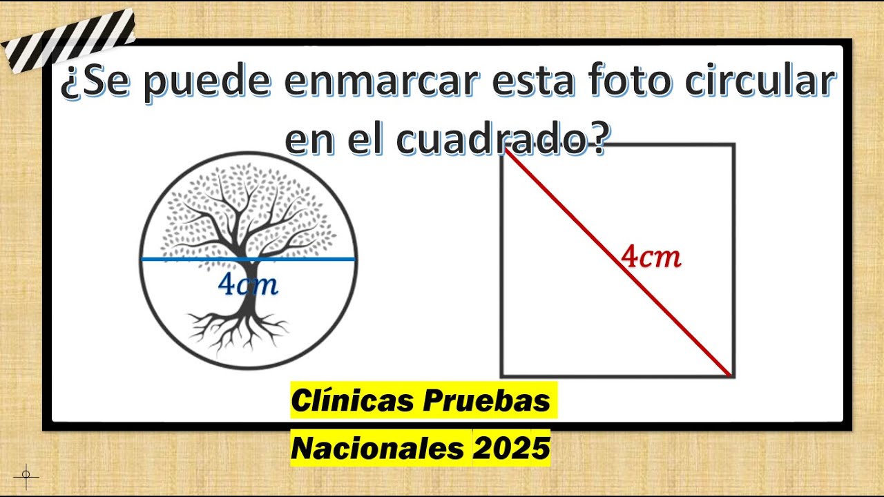 ¿Se puede encajar esta foto circular en un cuadrado? | Pruebas Nacionales