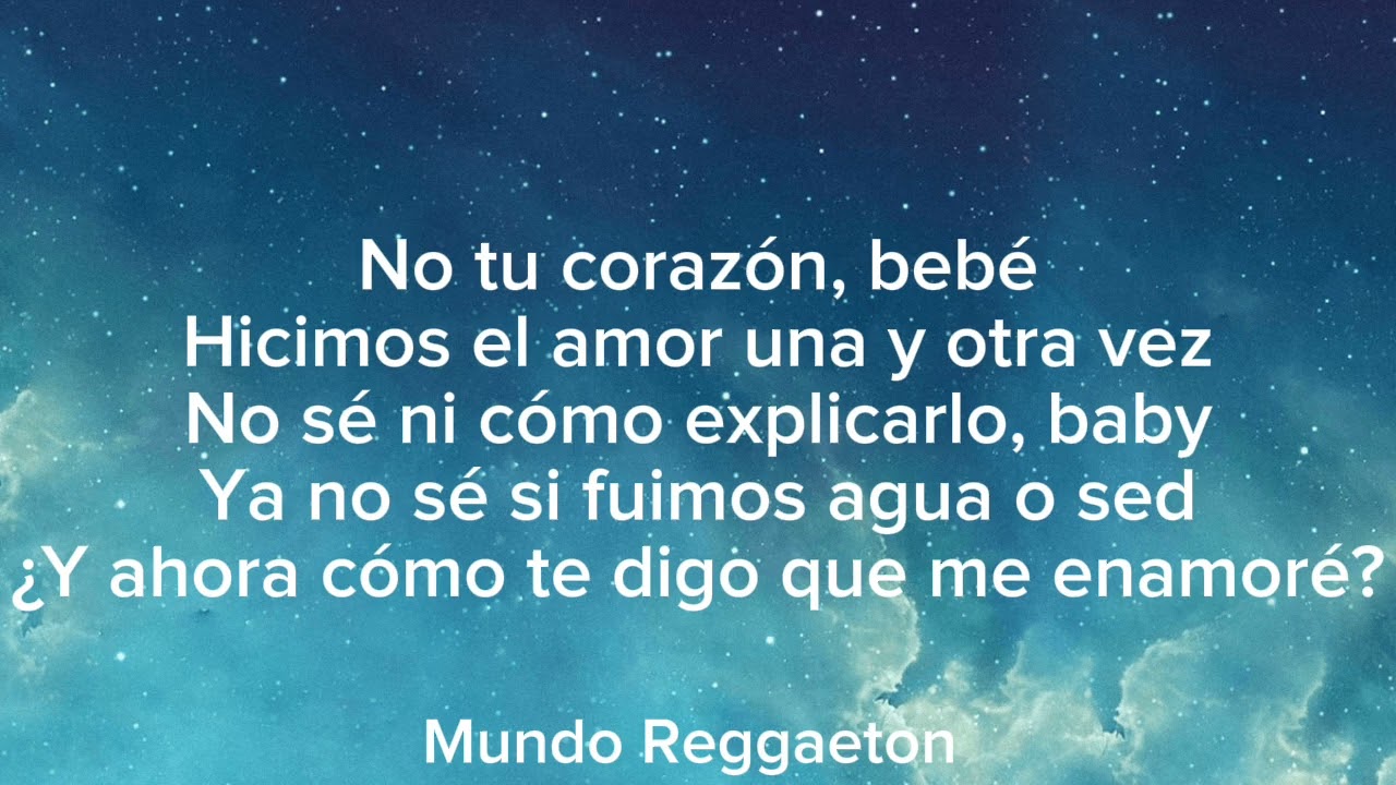 Danny Ocean – Corazón (Letra) 