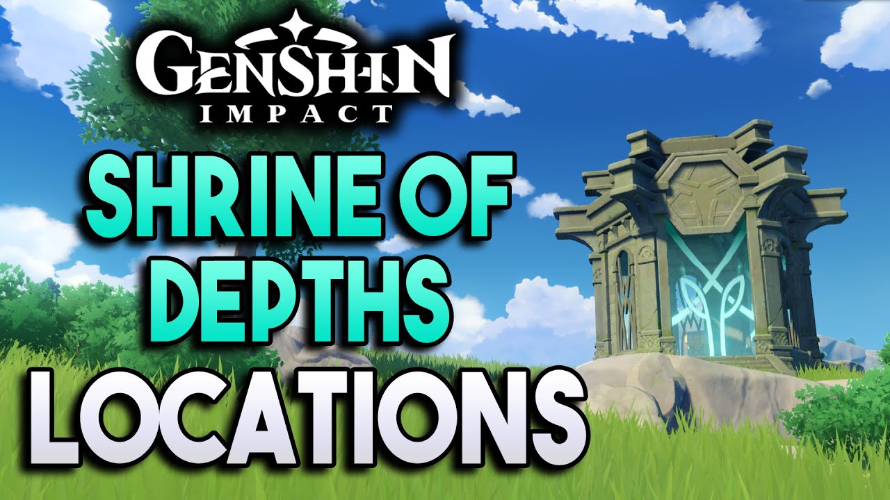 All Mondstadt Anemo Shrine Of Depths Locations -【Genshin Impact】