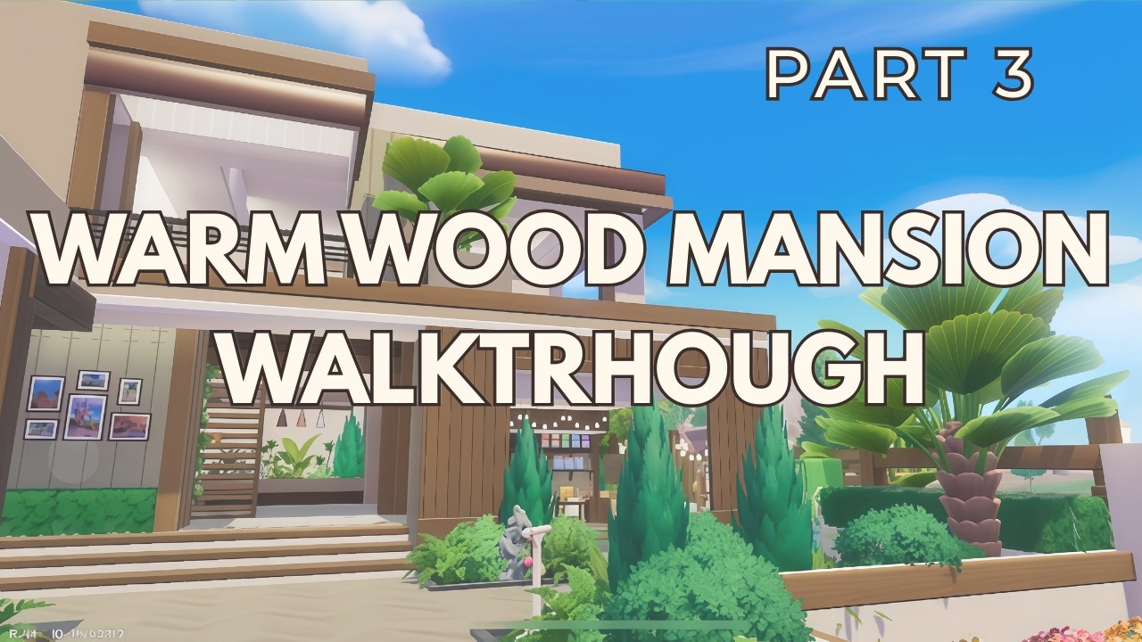 Warm Wood Mansion House Tour | Heartopia Cr 当咯
