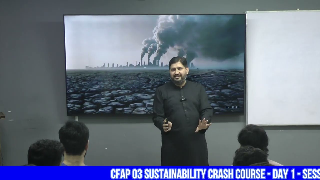CFAP 3 Sustainability Reporting & Assurance Crash Course by Sir Atif Abidi June 2026 Attempt