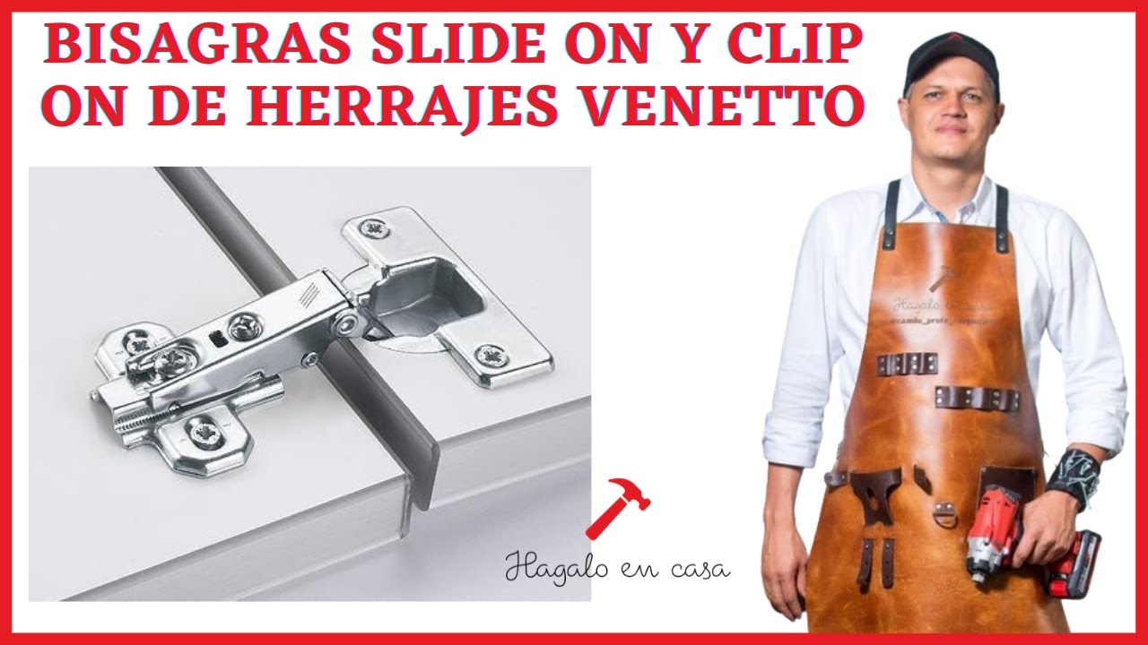 🗜🗜🗜Bisagras slide On y clip On de herrajes venetto🗜🗜🗜