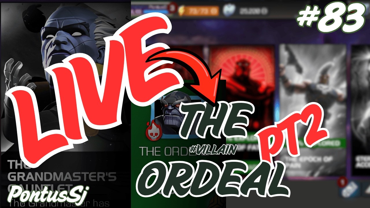 MCOC PontusSj | THE ORDEAL pt2 #villain