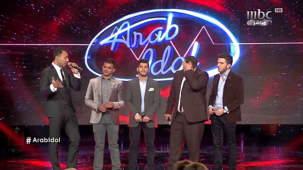 لحظة بقاء هيثم خلايلة وخروج المتسابق محمد رشاد من برنامج Arab Idol الى النهائيات 06.12.14