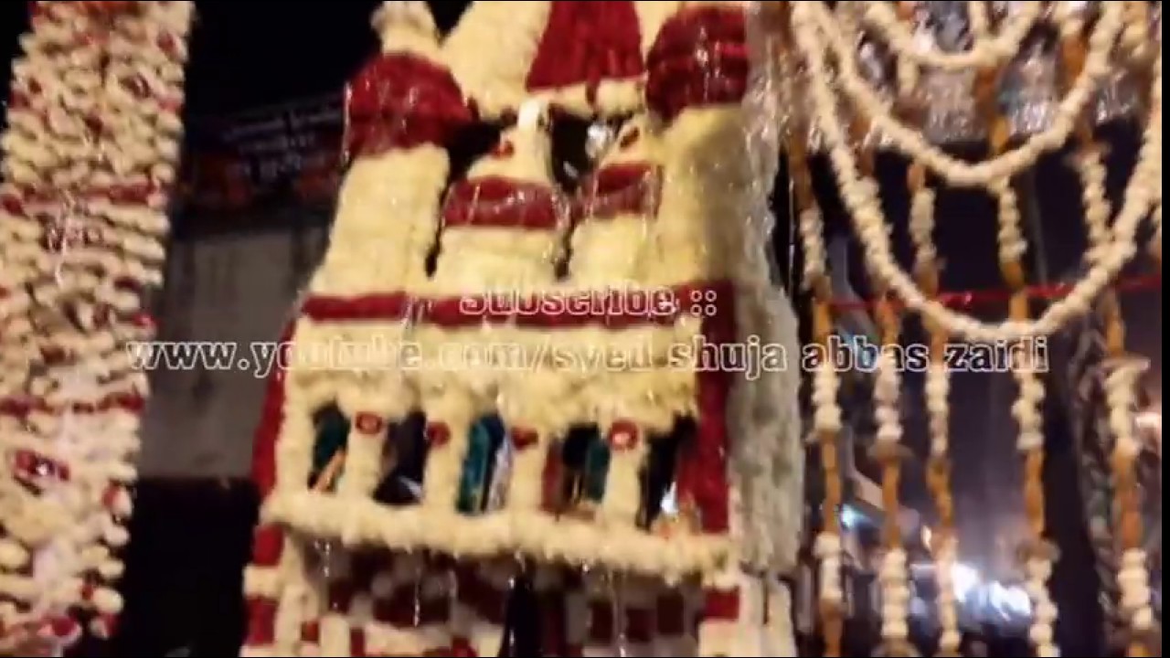 Alam e Mubarak, 8th Rabiul Awwal 1438 hijri, Kazmain, Lucknow