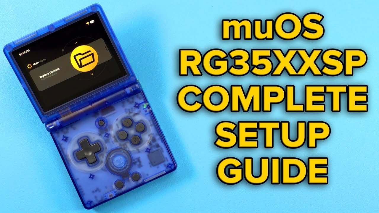 muOS is HERE for the Anbernic RG35XXSP! (Setup, Box Art, Roms, BIOS, Transfer Saves, Tweaks & More!)