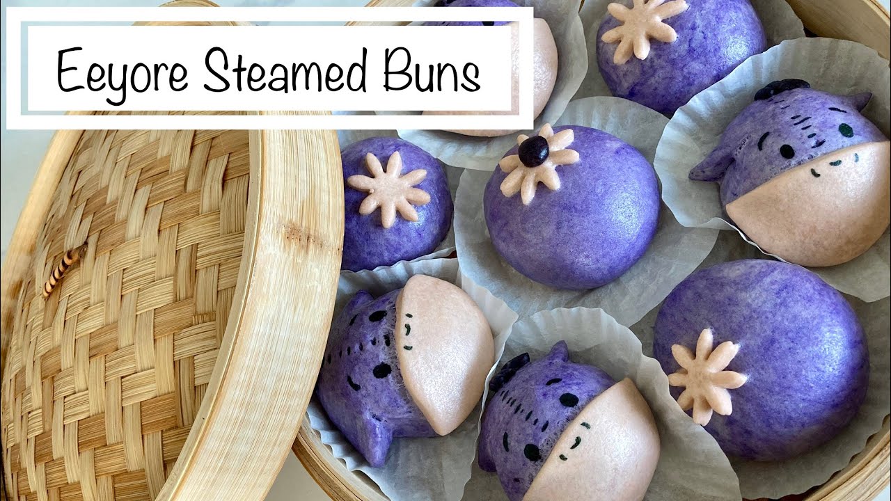 How to Make Eeyore Steamed Buns (蒸包) | How to Make Mantou Character Buns