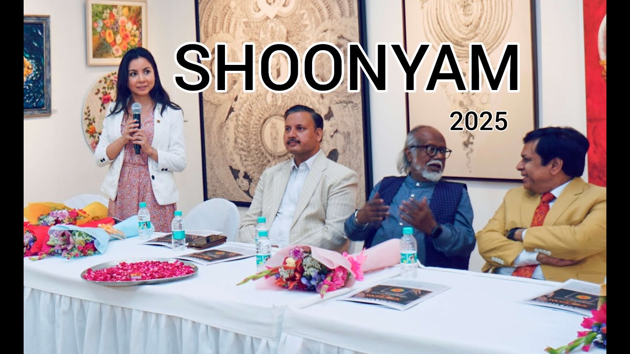 Highlights from group art exhibition 🖼️SHOONYAM (शून्यम् )💫, at Visual Arts Gallery, IHC, New Delhi