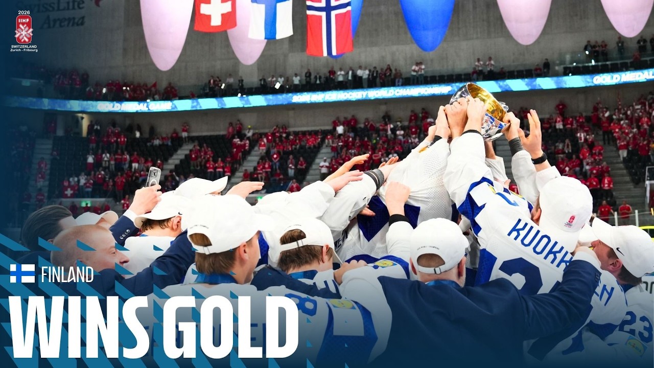 Finland Wins Gold | 2026 #MensWorlds #IIHF