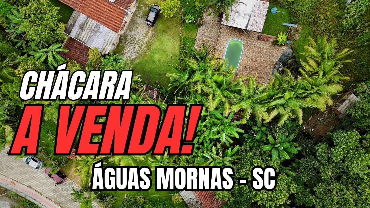 CHÁCARA EM ÁGUAS MORNAS - SC | RICA E ÁGUA E NATUREZA! - ÓTIMO ACESSO!