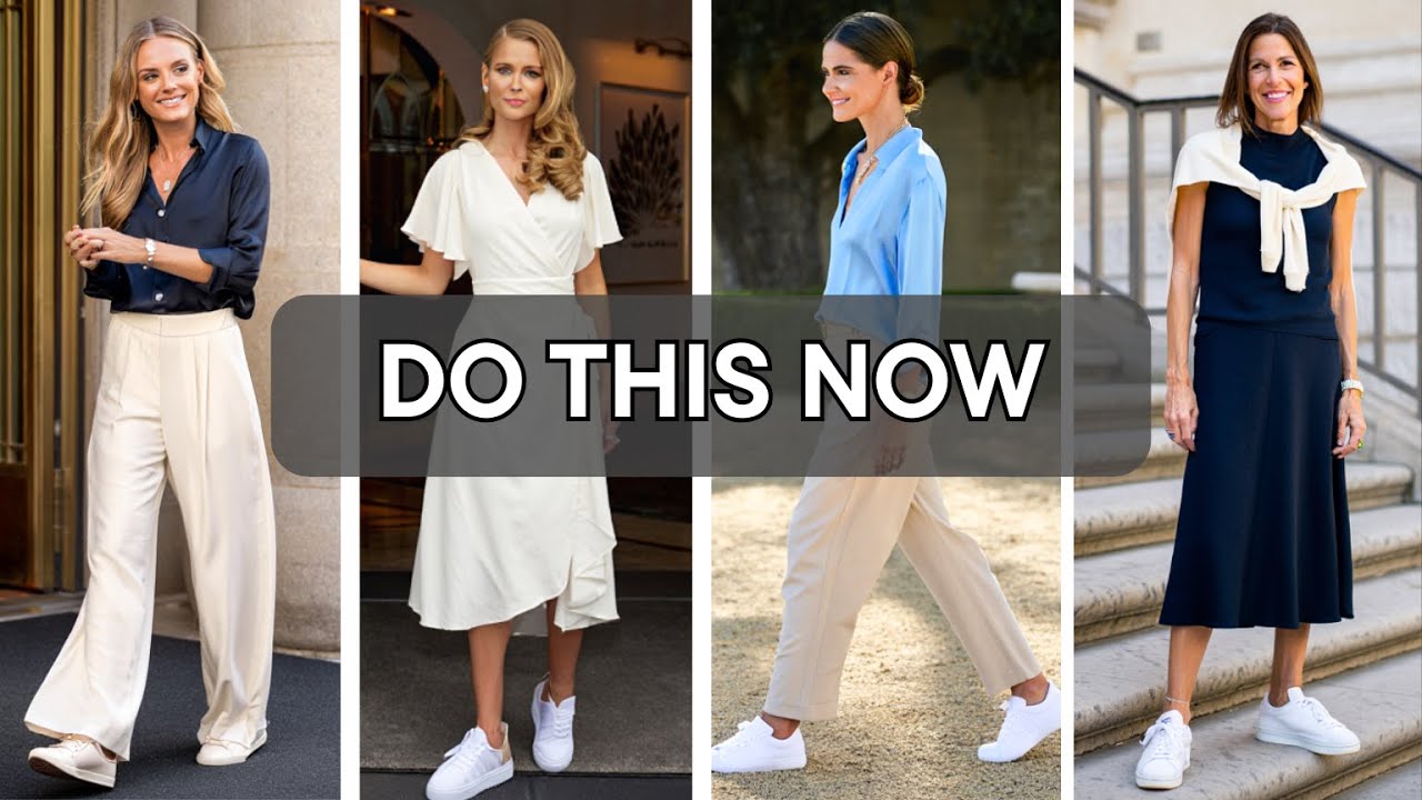 Elegant Women Wear Sneakers Like THIS in 2025!