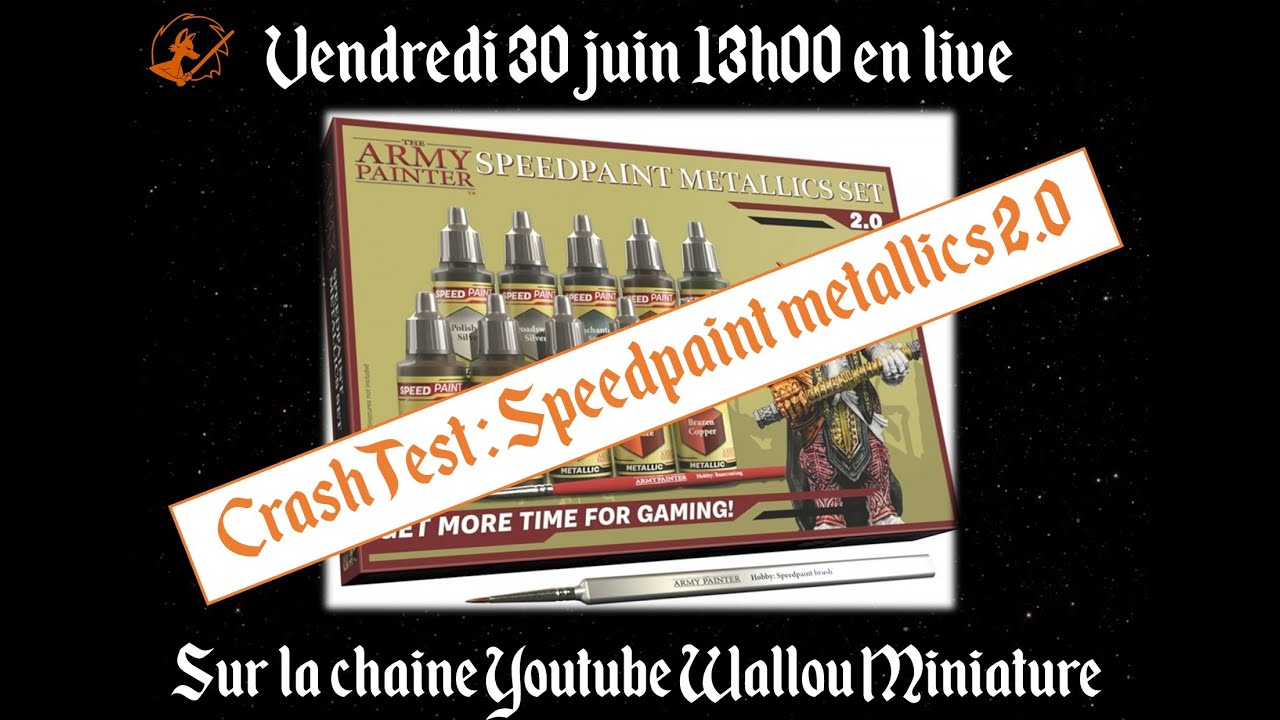 Crash test : Speedpaint metallics 2.0