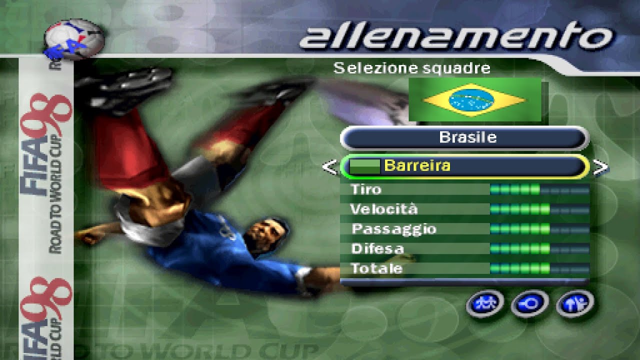 statistiche dei giocatori del barreira su fifa 98