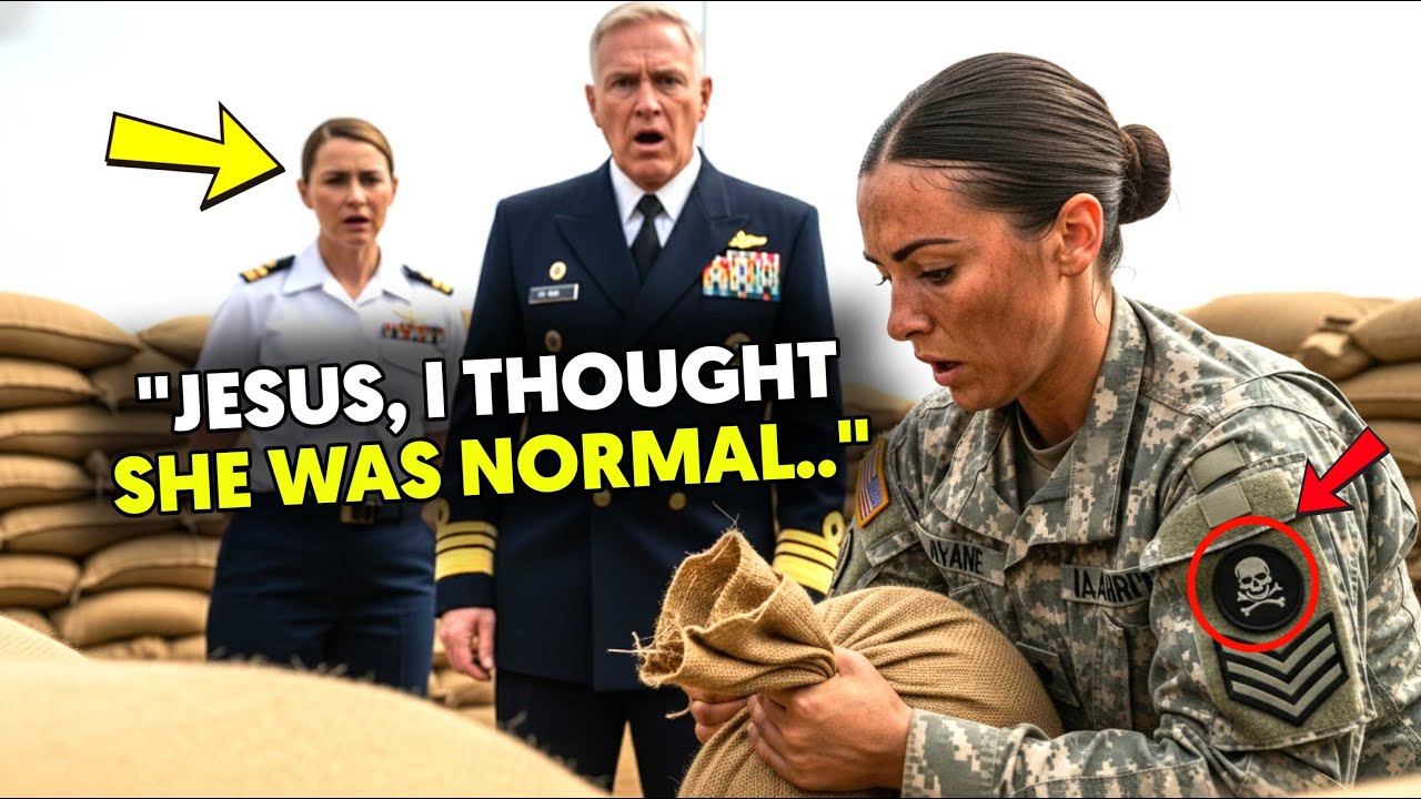 She Was Just Replacing Sandbags, Until the Admiral Recognized Her Nightshade Badge