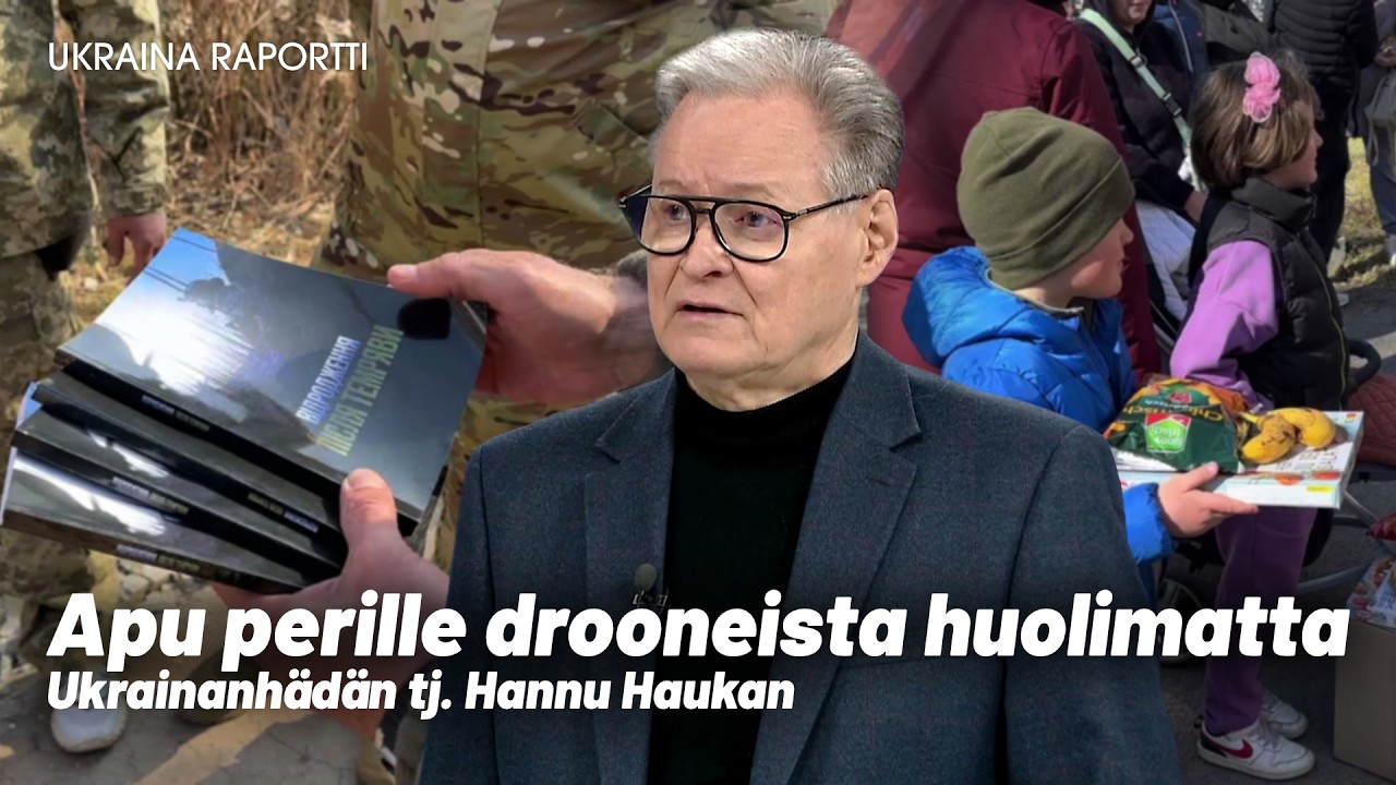 Apu perille drooneista huolimatta, studiossa Ukrainanh&auml;d&auml;n toiminnanjohtaja Hannu Haukka
