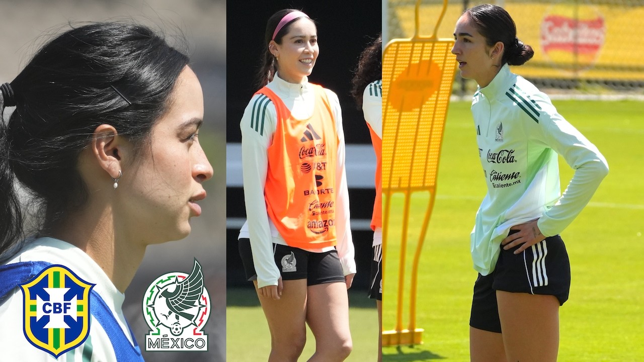 Entrenamiento de la Selección Mexicana Femenil con todas sus estrellas | Camberos, Greta, Ordoñez