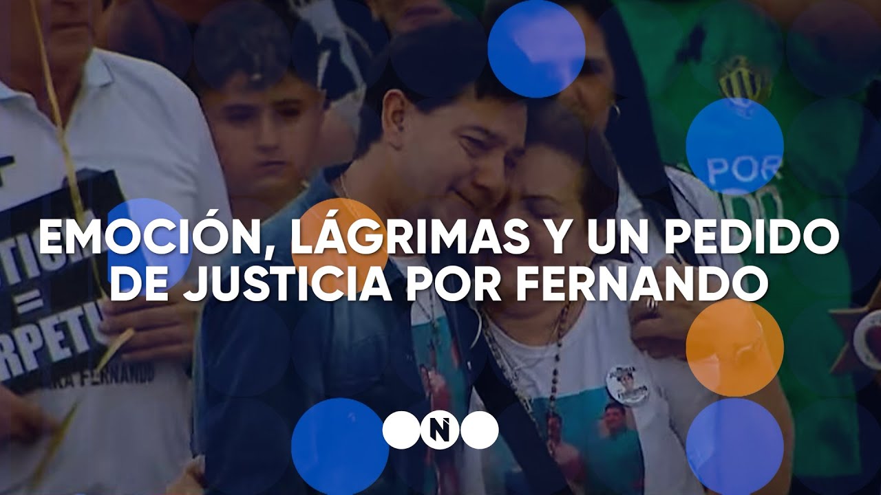 EMOCI&Oacute;N, L&Aacute;GRIMAS y un PEDIDO de JUSTICIA por FERNANDO B&Aacute;EZ SOSA - Telefe Noticias