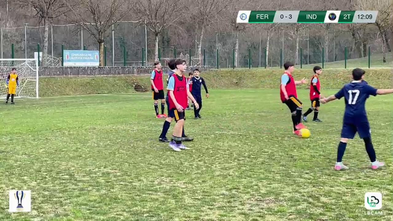 Diretta Trofeo Cascia Cup 2026 - Categoria 2013: Ferratella Blu vs Individual Soccer Project.