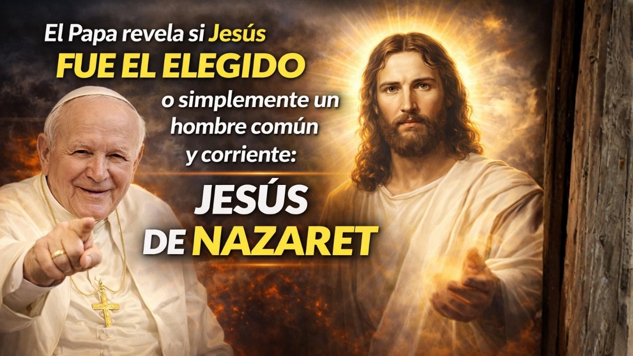 El Papa revela si Jesús fue el Elegido o simplemente un hombre común y corriente: Jesús de Nazaret