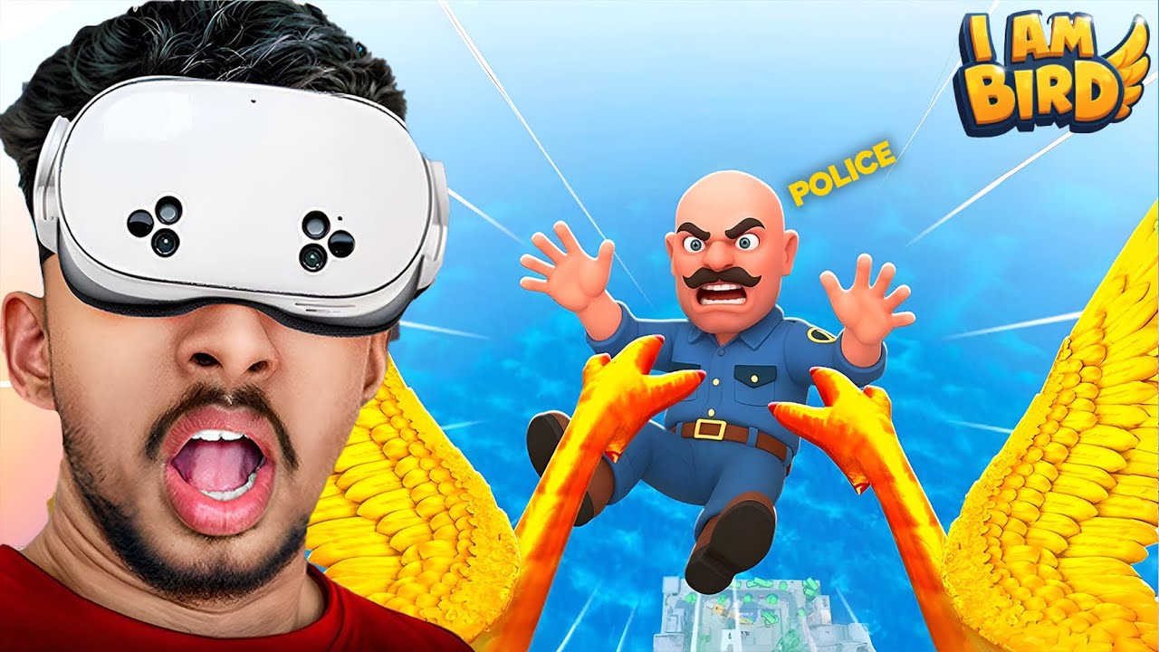 I ATTACKED EVERY POLICE OFFICER 😱🦅 | I Am Bird VR