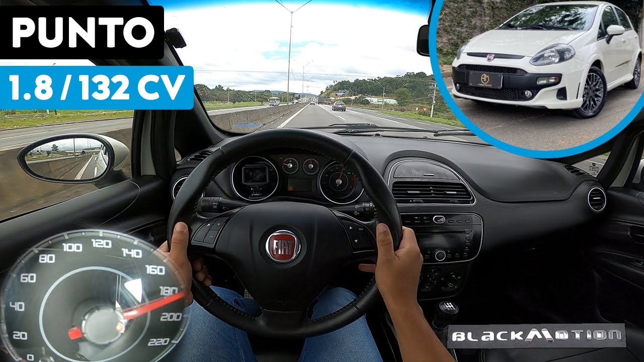 TESTE ACELERANDO PUNTO BLACKMOTION BRANCO 1.8 MANUAL | É BOM? ANDA BEM? VALE A PENA COMPRAR EM 2022?