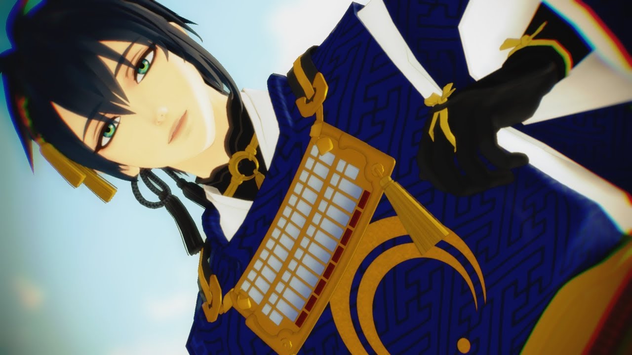 【MMD刀剣乱舞】「 No title 」【三日月鶴丸】
