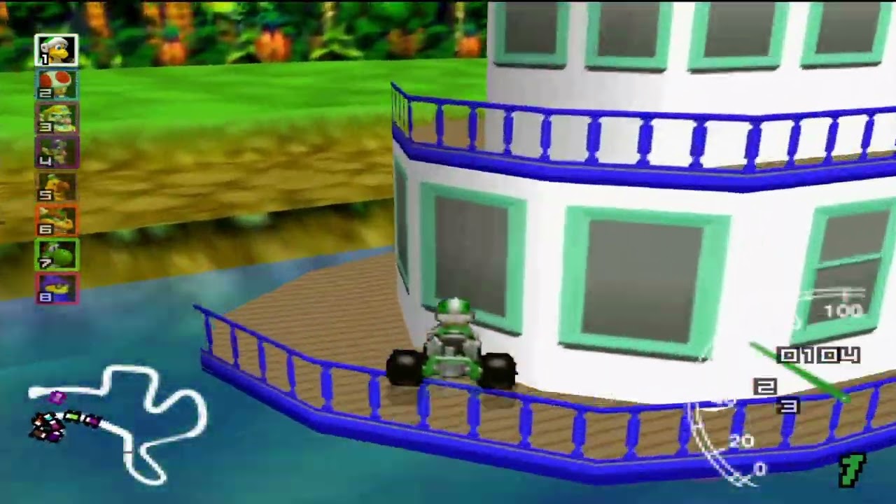 Mario Kart 64 Hooting Time v1.2 Hammer Bro Gameplay 