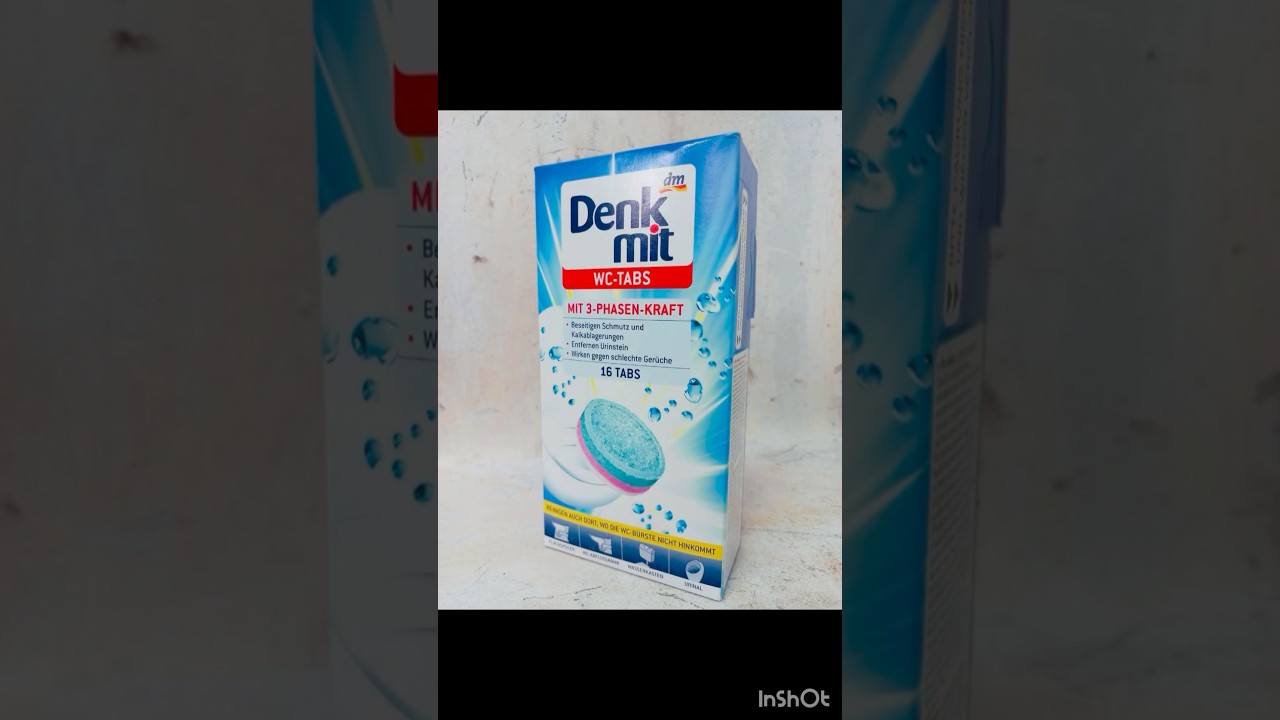 Таблетки для чищення унітазу DenkMit - WC Tabs 🇩🇪#dm #wc #длядома #догляд #прибирання #уборка