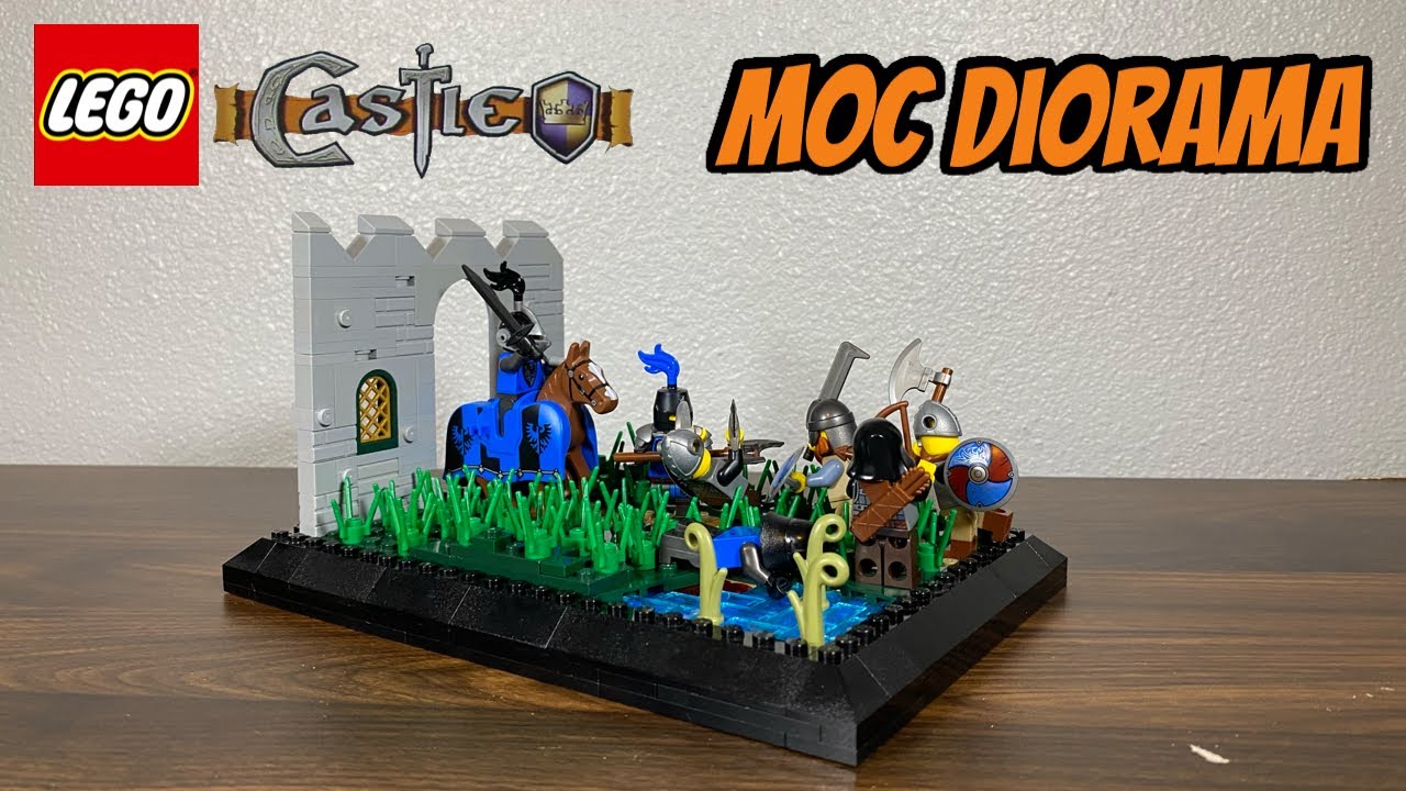 I Built a Lego Medieval Diorama