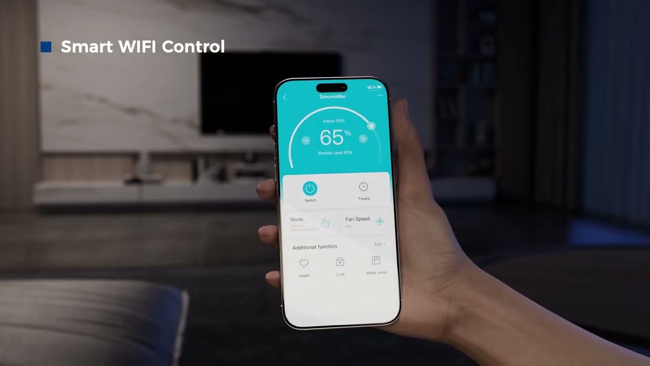 Set it. Control it. Forget the noise 🤍Smart timer & Wi-Fi control for hands-free operation 