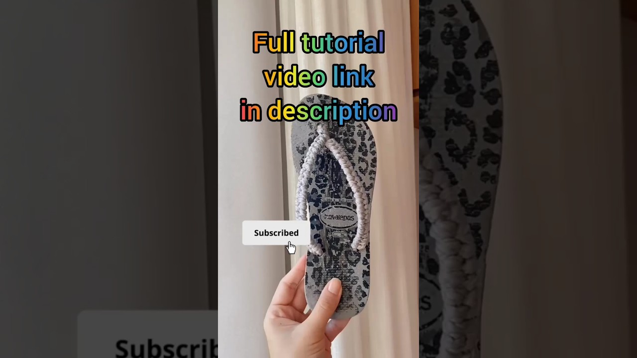 DIY macrame slipper / tutorial in description @diymacramee